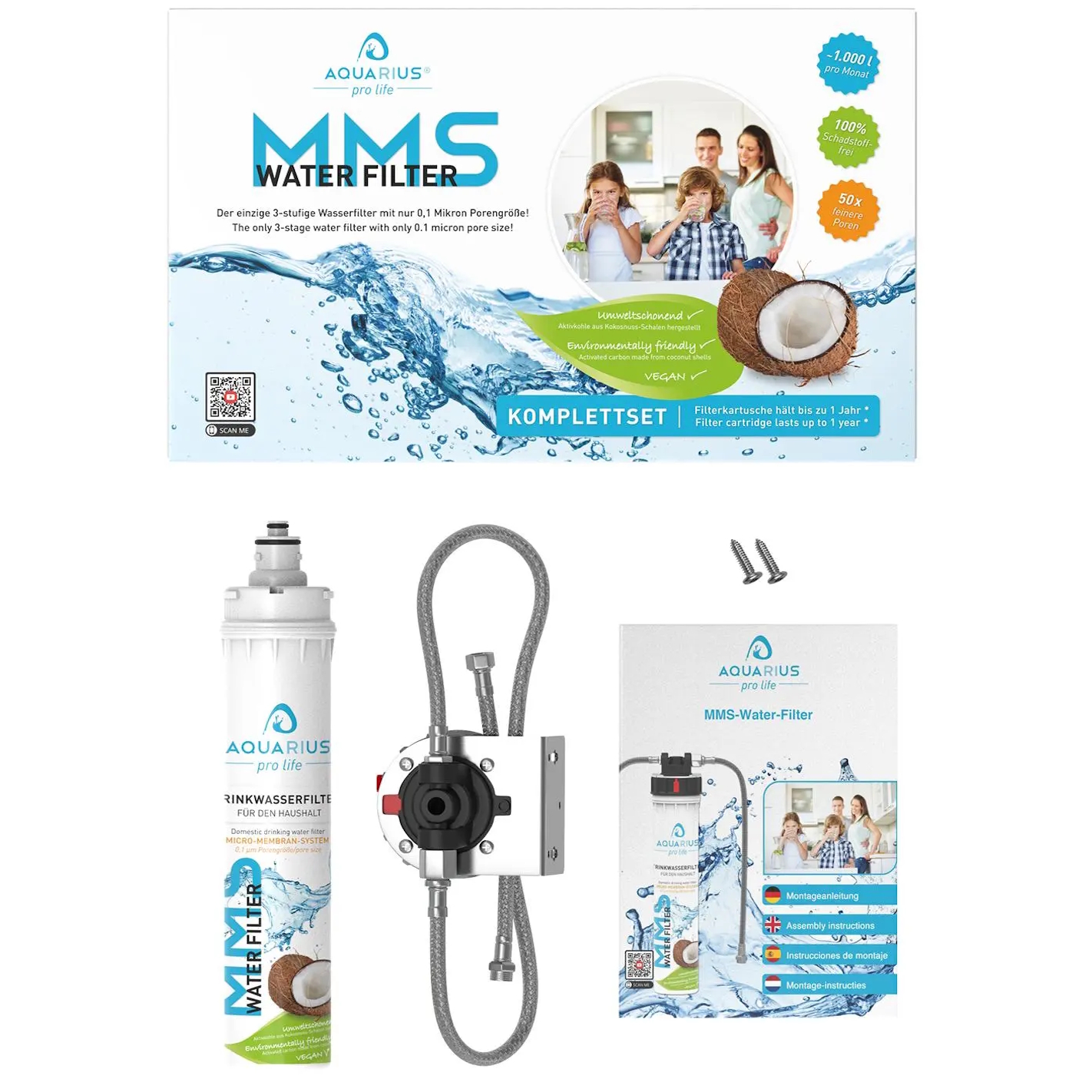 Nahaufnahme des MMS Wasserfilters