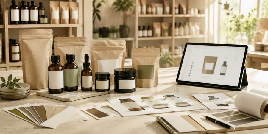 Private-Label-Verpackungen und Produktdesign