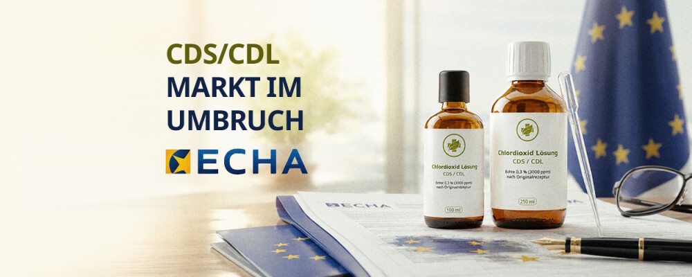 Umbruch im CDS/CDL-Markt neue EU-weite Regulierung für Chlordioxid-Fertiglösungen - Umbruch im CDS/CDL-Markt neue EU-weite Regulierung für Chlordioxid-Fertiglösungen