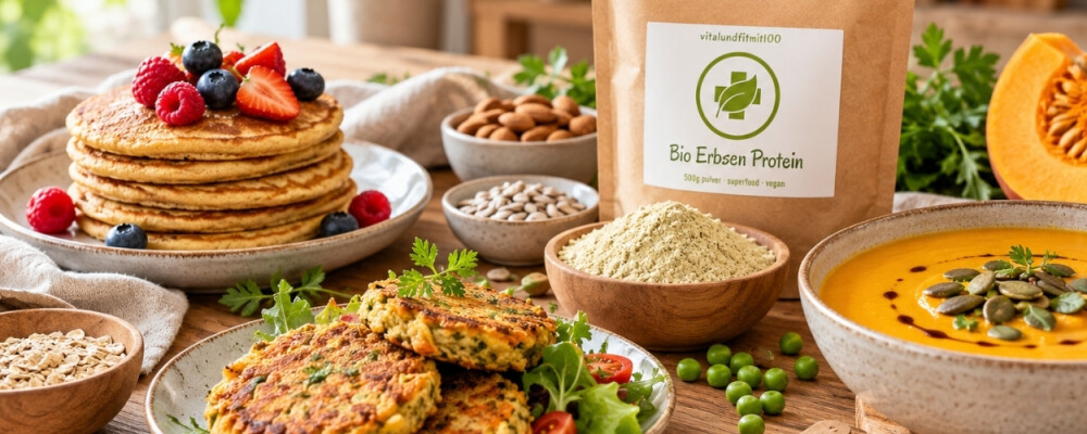Proteinpulver zum Kochen &amp; Backen – Tipps und Rezepte - Pflanzliches Protein zum Kochen &amp; Backen - Blog | vitalundfitmit100