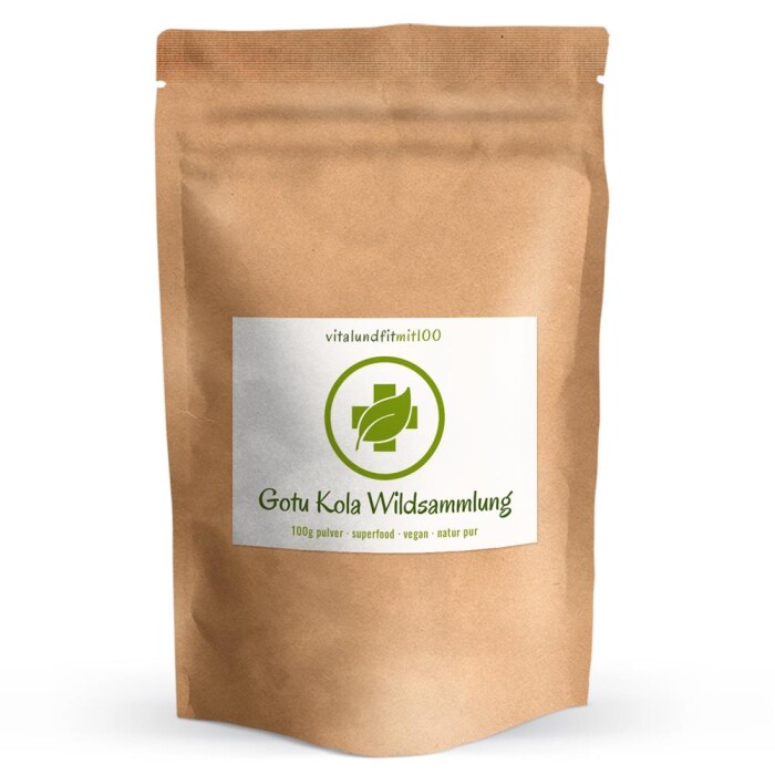 Gotu Kola Pulver Wildsammlung 100 g