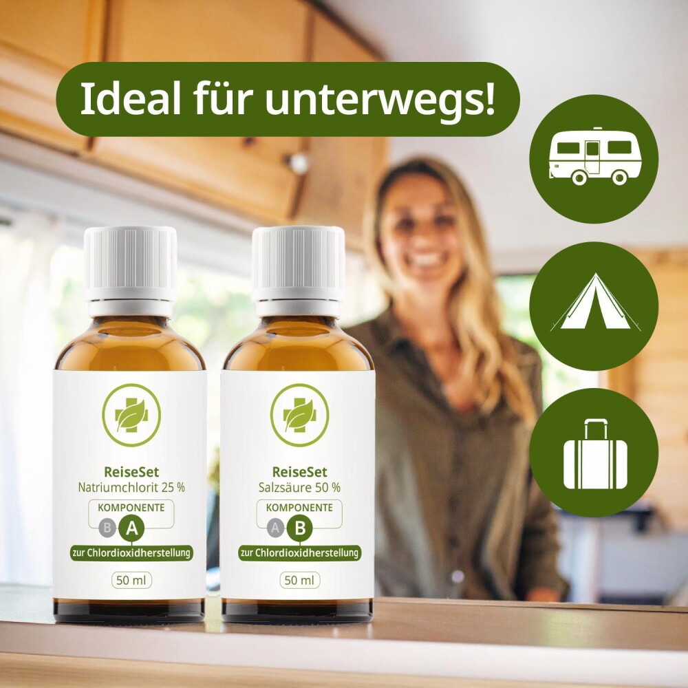 ReiseSet [50 ml Set] Braunglas