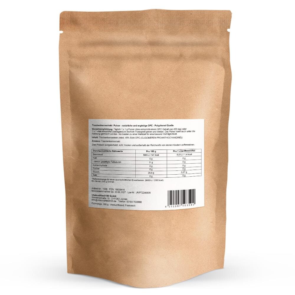 OPC Pulver (Traubenkernextrakt) 300g