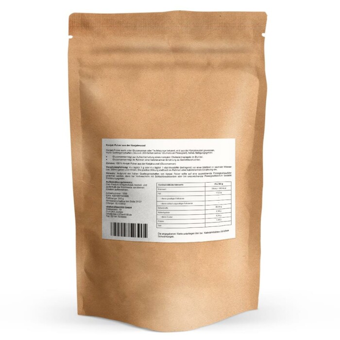 Konjak Pulver (Glucomannan) 300 g