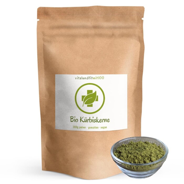 Gemahlene Kürbiskerne (Bio) 300 g