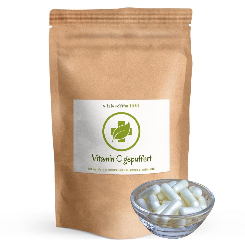 Gepuffertes Vitamin C (säurefrei) | 150 Kapseln à 600 mg
