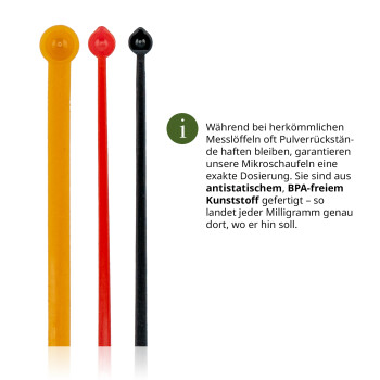 Mikro Dosierlöffel, Messlöffel, antistatisch & BPA-frei