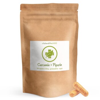 Curcumin + Piperin Extrakt Kapseln 100 Stück