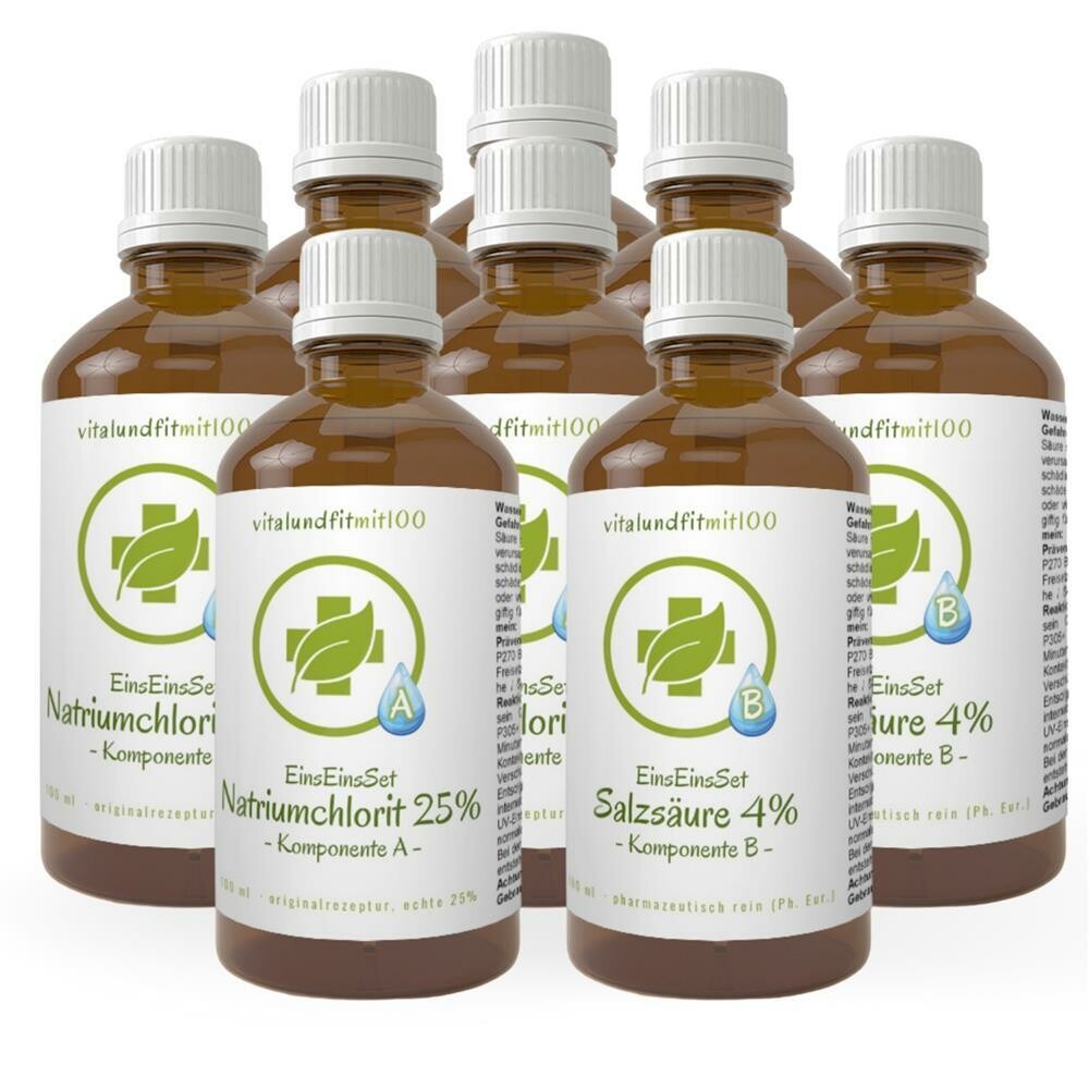 EinsEinsSet (Bestseller) 100 ml Braunglas Set [3+1 gratis]