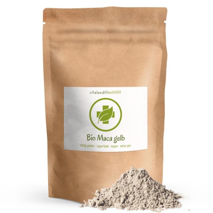 Bio gelbes Maca Pulver 500 g