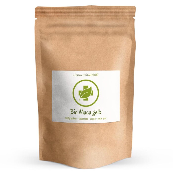 Bio gelbes Maca Pulver 500 g