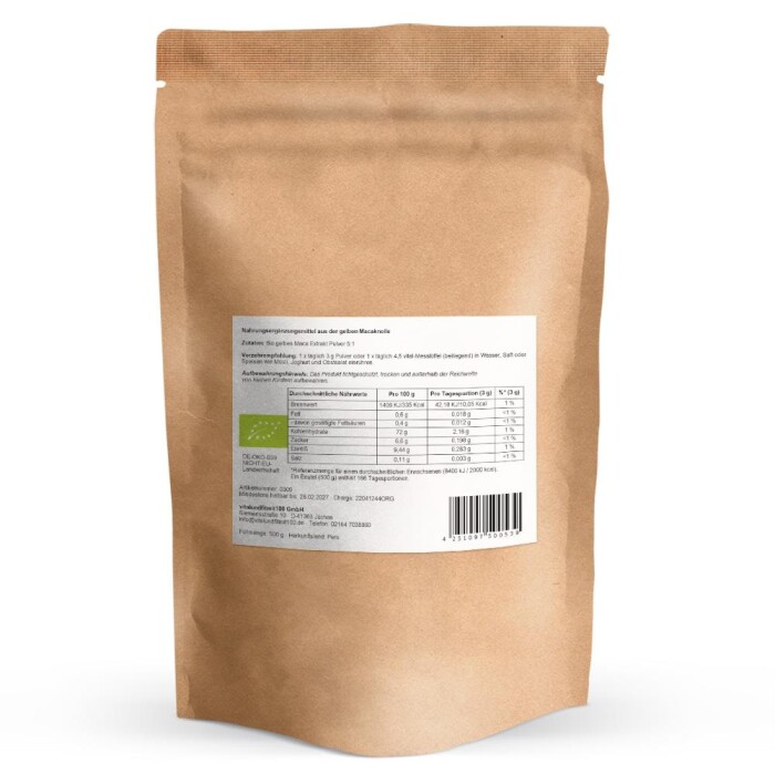 Bio Maca Pulver 500g