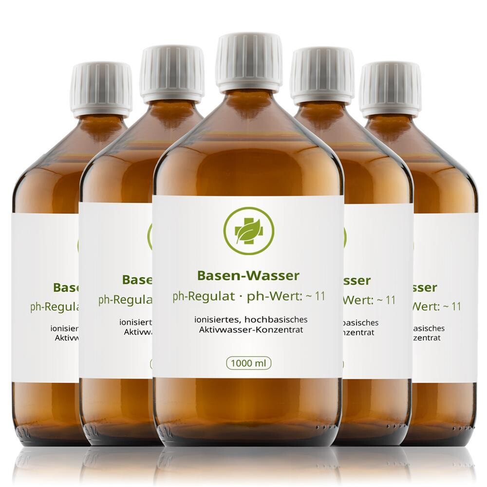 Basen-Wasser ph-Regulat Aktivwasser-Konzentrat 5 Liter (5 x 1 Liter)