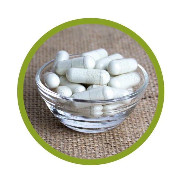 Zeolith-Bentonit Kapseln (80% Naturzeolith, 20% Bentonit) 100 Stück