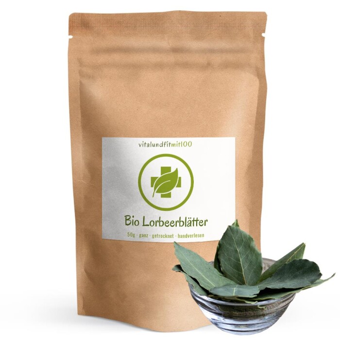 Bio Lorbeerblätter ganz 50 g