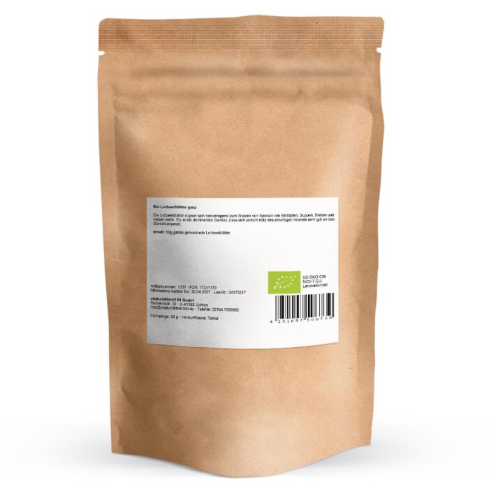 Bio Lorbeerblätter ganz 50 g