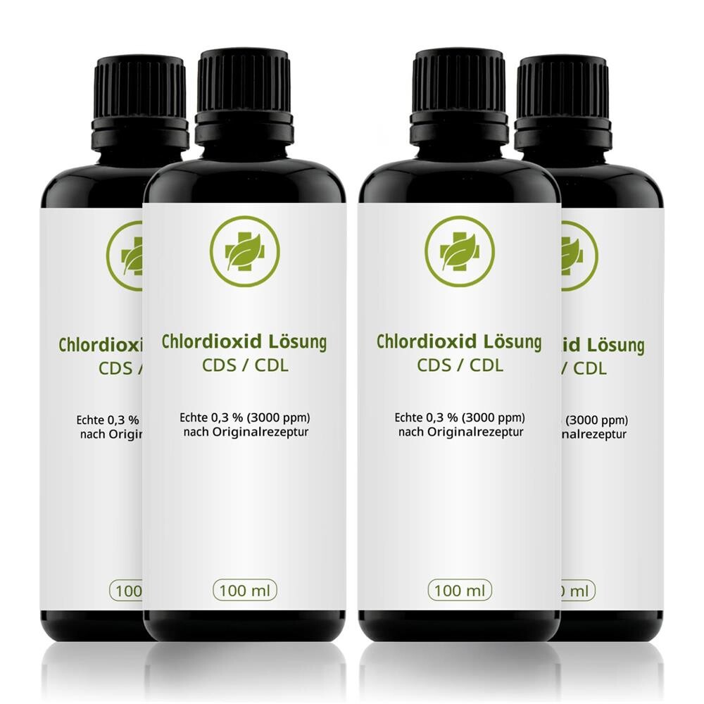 Chlordioxid Lösung CDS / CDL 0,3% 100 ml Mironglas 3+1 gratis