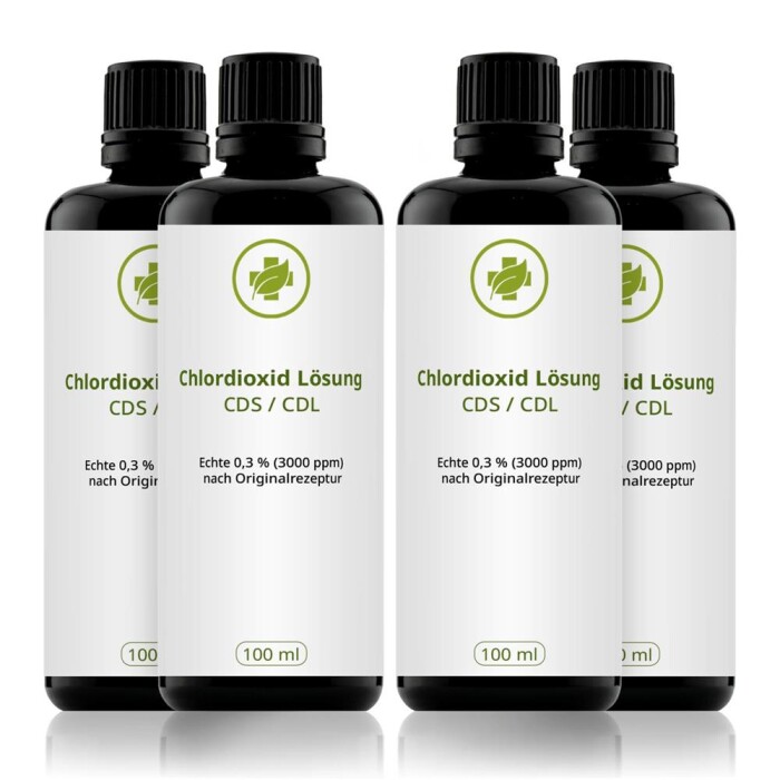 Chlordioxid Lösung CDS / CDL 0,3% 100 ml Mironglas 3+1 gratis