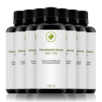 Chlordioxid Lösung CDS / CDL 0,3% 100 ml Mironglas...