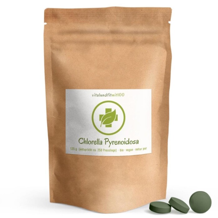 Bio Chlorella Presslinge 125 g (ca. 250 Stück à 500 mg)