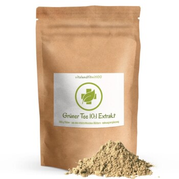 Grüner Tee 10:1 Extrakt 100 g (mit 7-9% Koffein +...