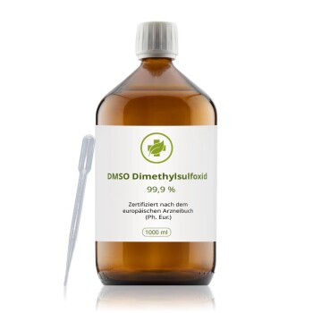 DMSO Dimethylsulfoxid 99,9 % (Ph. Eur.) in Braunglas 1000ml