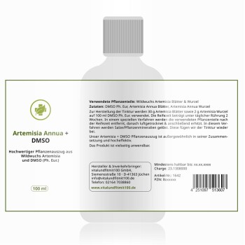 Artemisia Annua + DMSO Tinktur (alkoholfrei) 100 ml
