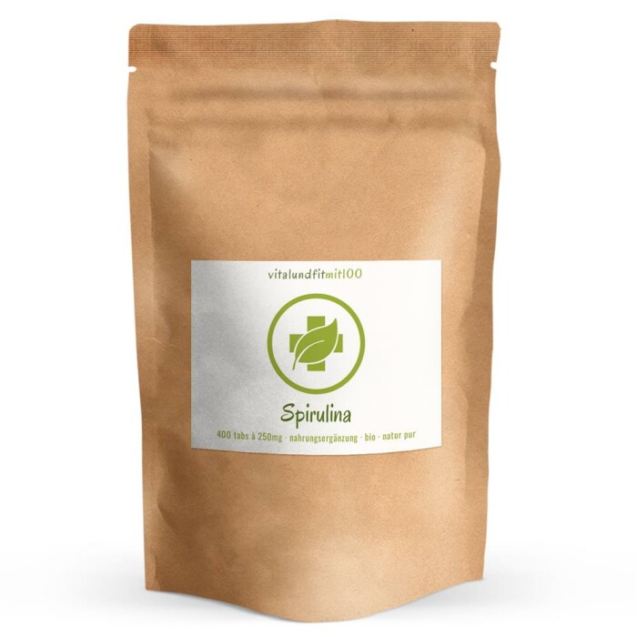 Bio Spirulina Presslinge 100 g (ca. 400 Stück à 250 mg)