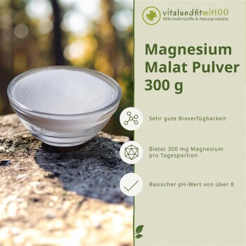 Magnesium Malat Pulver 300 g
