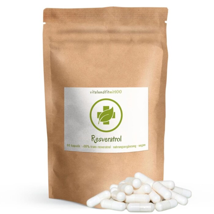 Resveratrol Kapseln (>98% Trans Resveratrol) 60 Stück