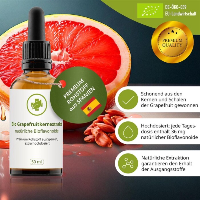 Bio Grapefruitkernextrakt Tropfen 50ml