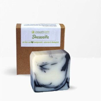 Sheaseife mit Aktivkohle 85 g