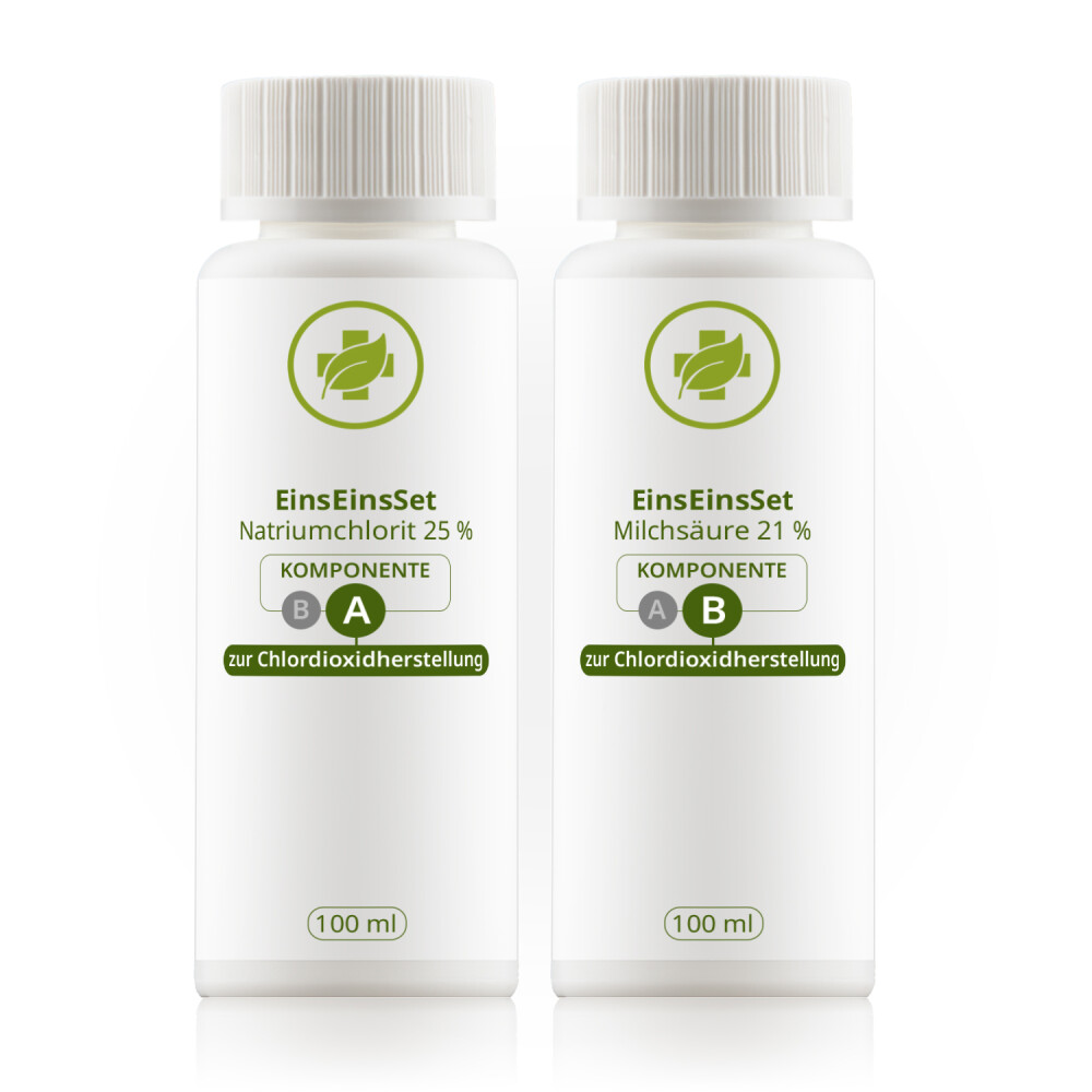 EinsEinsSet (Bestseller) [100 ml Set] mit L(+)- Milchsäure 21 %