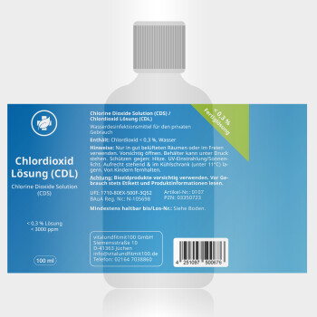 Chlordioxid 3000ppm nach Originalrezeptur