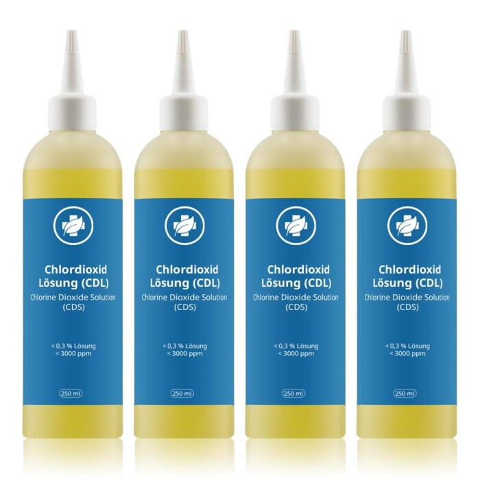 Chlordioxid-Lösung CDL / CDS 0,3% 250 ml HDPE 3+1 gratis
