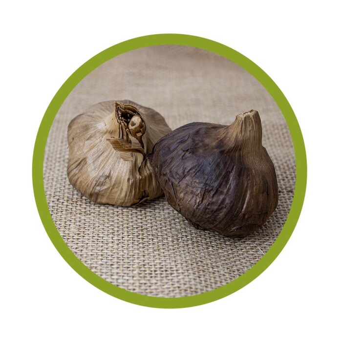 Bio Schwarzer Knoblauch Knollen (4 Stück)