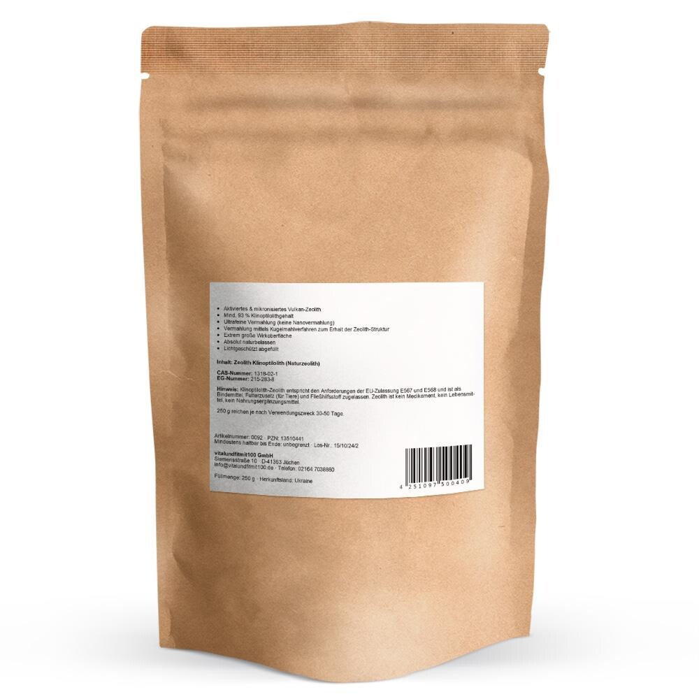 Zeolith Klinoptilolith (Naturzeolith) Pulver 250 g