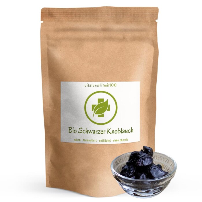 Bio Schwarzer Knoblauch Zehen 100 g