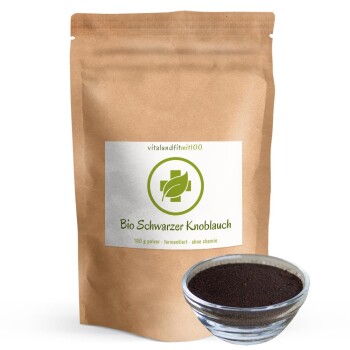 Bio Schwarzer Knoblauch Pulver 100 g