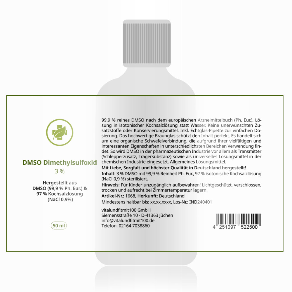 DMSO Lösung 3% 50 ml