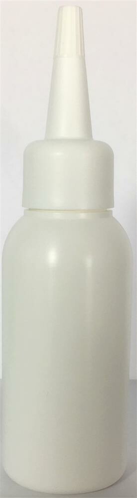 50 ml Leerflasche HDPE inkl. Tropferspitze weiß