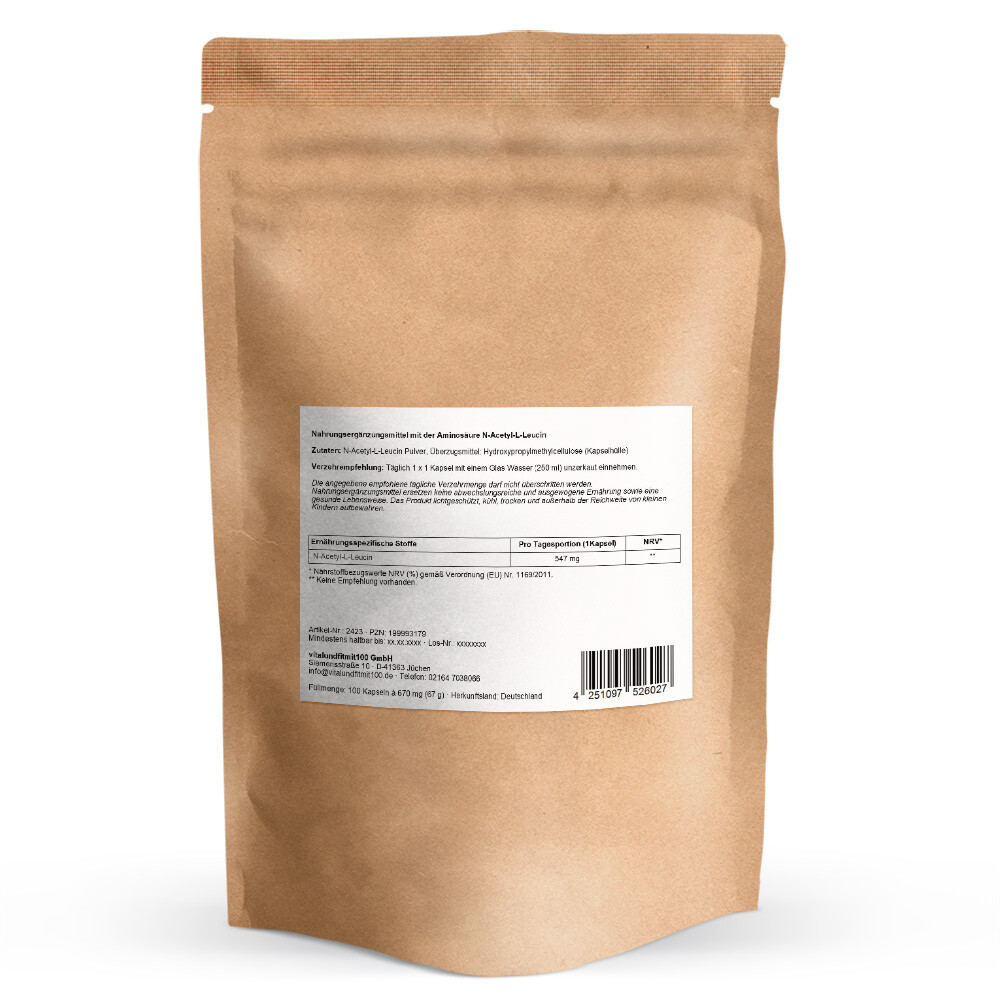 N-Acetyl-L-Leucin Kapseln 100 Stück