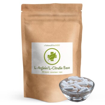 L-Arginin + L-Citrullin Base Kapseln 360 Stück