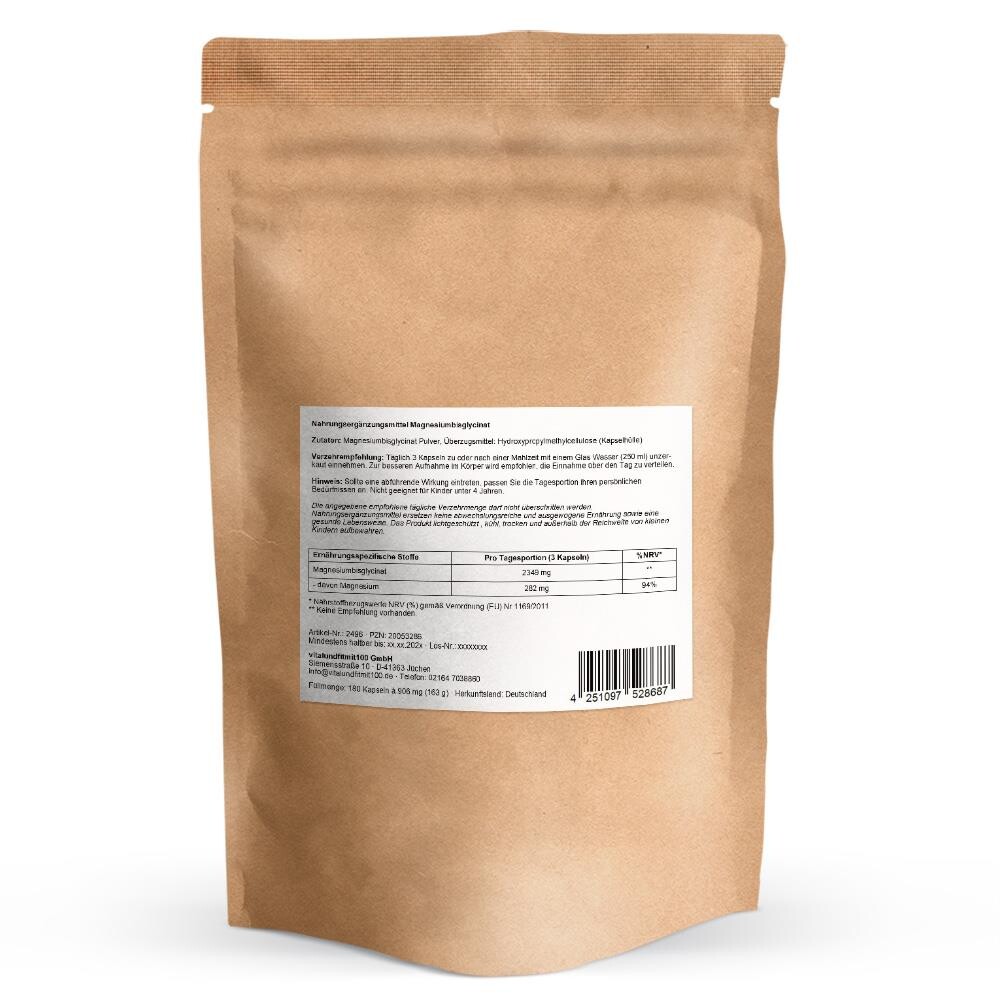 Magnesiumbisglycinat Kapseln 180 Stk.