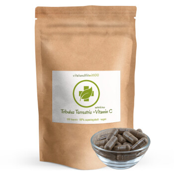 Tribulus Terrestris + Vitamin C Kapseln 200 Stück