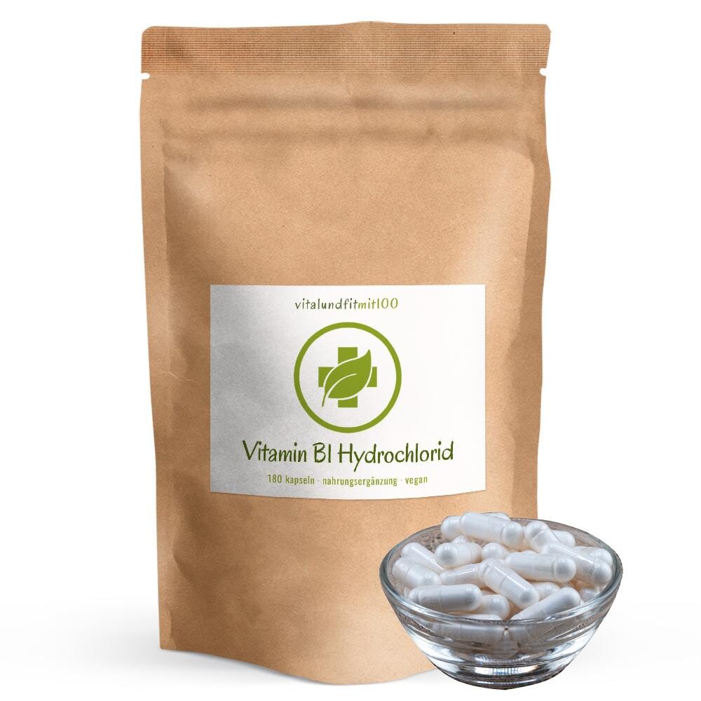 Vitamin B1 Hydrochlorid (Thiamin) Kapseln 180 Stück