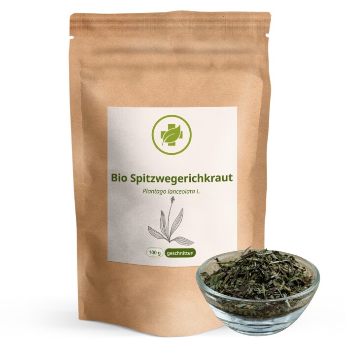 Bio Spitzwegerichkraut, geschnitten 100 g