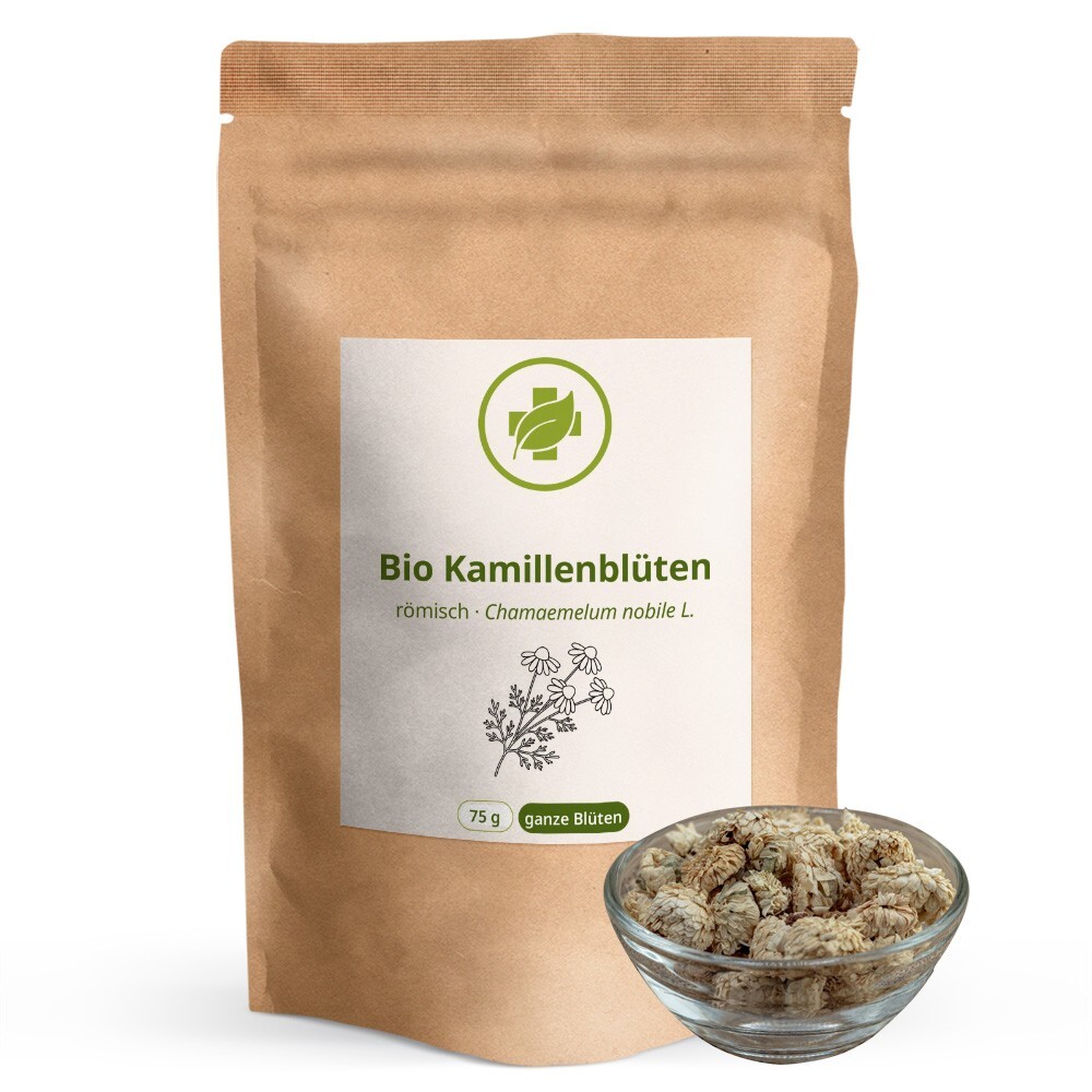 Bio Kamillenblüten ganz, römisch 75 g