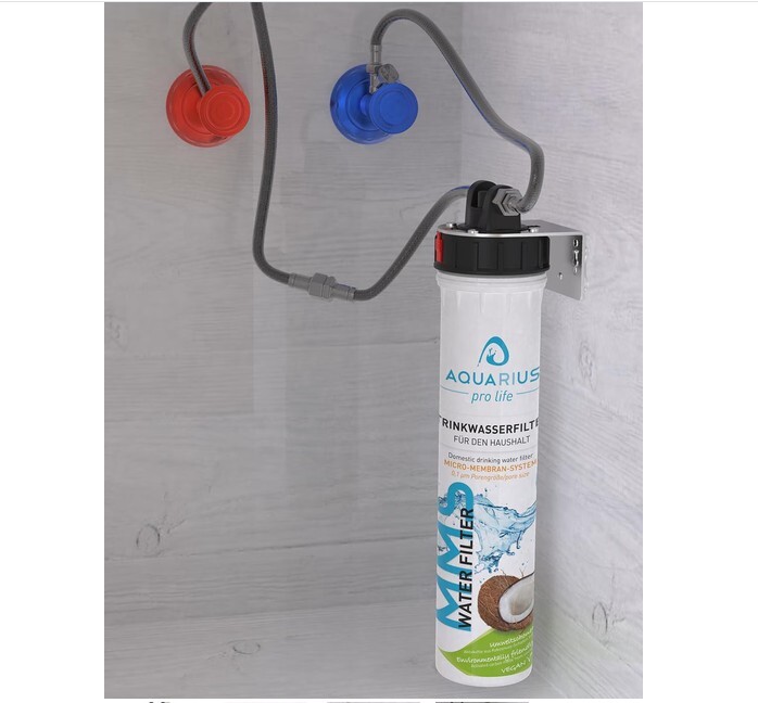 MMS Trinkwasserfilter (1 Filter + 1 Kartusche)