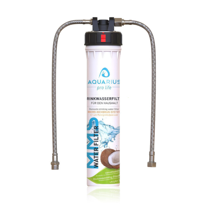 Trinkwasserfilter Komplett-Set (1 Filter + 1 Kartusche)